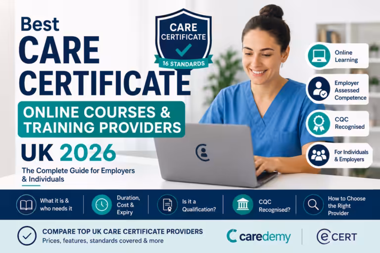 Best Care Certificate Online Courses & Training Providers UK 2026