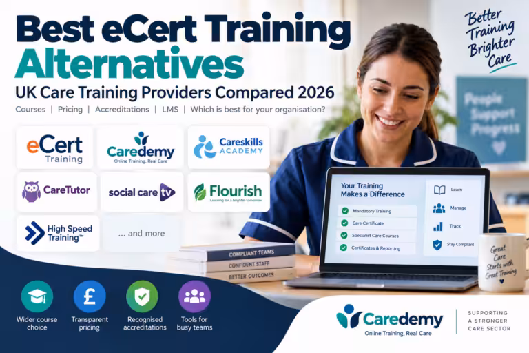 Best eCert Training Alternatives: UK Care Training Providers Compared 2026