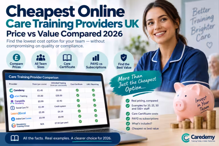 Cheapest Online Care Training Providers UK: Price vs Value Compared 2026