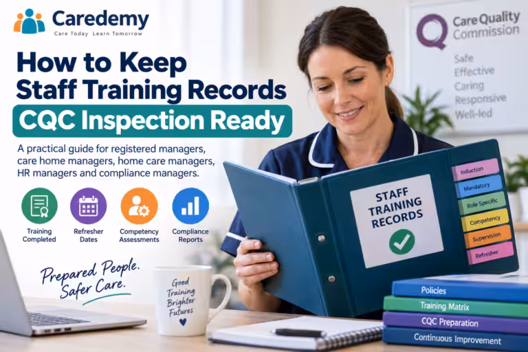 How to Keep Staff Training Records CQC Inspection Ready