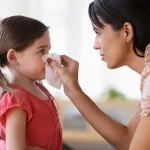 child nosebleed first aid